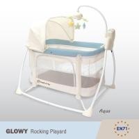 ราคา เปลไกวไฟฟ้ามือสอง GLOWY Rocking Playard รุ่น Cradle & Play (8612600619)