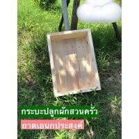 ราคา ที่ปลูกผัก-กระบะไม้ปลูกพืชผักสวนครัว-ถาดเอนกสงค์-กล่องไม้ (11904401518)