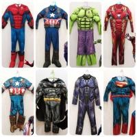 ราคา ชุดซุปเปอร์ฮีโร่ ชุดฮีโร่ มีนวม มีกล้ามสำหรับเด็ก **งานมือสอง** ซักรีดพร้อมใส่ รายละเอียดต่างๆอยู่ในภาพแล้วจ้า (7789957698)