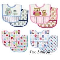 ราคา ผ้ากันเปื้อนแบบมีกระเป๋ารองเศษอาหาร Luvable Friends แพ็คคู่ (228759108)