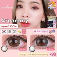 ราคา คอนแทคเลนส์ Creammy Brown / Gray (GAEzZ Secret / Sweety Soft) ขนาดบิ๊กอาย ลายคล้าย Dreamy (21631579665)