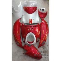 ราคา ชุดสี เฟรม ฟีโน่ Yamaha fino เก่า รุ่น คาบู เกย์เดียว 10ชิ้น เกย์แยก 9 ชิ้น รถปี 2007-2011 สีแดงแก้วไส้ขายเส้นทอง (11159008333)