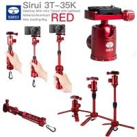 ราคา ขาตั้งกล้อง Sirui 3T-35 ตั้งโต๊ะ สีแดง Series Table Top Tripods จัดส่งฟรี รับประกันศูนย์ 6 ปี (3850109114)