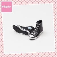 ราคา **พร้อมส่ง**รองเท้าผ้าใบคอนเวิร์สหุ้มข้อสีดำ รองเท้าตุ๊กตาบลายธ์, ลิกกะ, เอโซน (Blythe, Licca และ Azone Doll) (839694758)