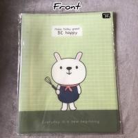 ราคา แฟ้มใส่เอกสาร ของ Moshi Moshi มีแฟ้มเดิมใส 10 แผ่นอยู่ด้านใน (13343340302)