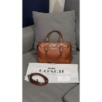 ราคา coach แท้ หมอน หนัง สีน้ำตาล มือสอง (5977890425)