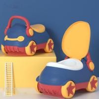 ราคา ลด10% โค้ด DDXDECW4 กระโถนเด็กฝึกนั่งขับถ่าย กระโถนเด็กรูปรถยนต์ ทำความสะอาดง่าย เบาะ PU (4996565074)