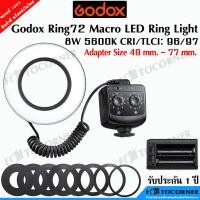 ราคา Godox Ring 72 Macro LED Ring Light เหมาะสำหรับถ่ายภาพมาโคร สำหรับกล้อง DSLR พร้อมอะแดปเตอร์เลนส์ รับประกัน 1 ปี (18577321370)