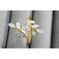 ราคา แหวนใบมะกอก ทองแท้ เพชรแท้ (2424595916)