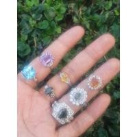 ราคา แหวนพลอยเขียวส่องบางกะจะ 1.60 กะรัต size 54 (11464119205)