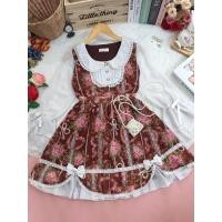 ราคา ˚⋆₊Dearly สไตล์เจ้าหญิง เนื้อผ้าลายกรงนกแบรนด์ญี่ปุ่น มือสองพร้อมส่ง (23280669354)