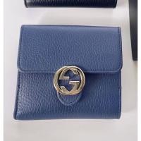 ราคา Gucci GG Interlocking Short Wallet (Use like new) (13155386667)