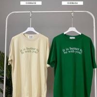 ราคา เสื้อยืด Oversize แบรนด์ Anywear ®️ ลาย It is better to be with you (17995064172)