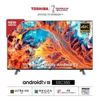 ราคา Toshiba 4K Ultra HD Android TV 55 นิ้ว รุ่น 55C350KP (13881436293)