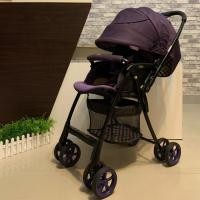 ราคา รถเข็นเด็ก ยี่ห้อ Aprica รุ่น AirRia สีม่วง พร้อมซัพพอร์ต (4118049268)