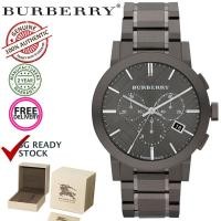 ราคา Burberry BU9381 Men's The City Chronograph Grey Steel Watch นาฬิกาแฟชั่น (1942413559)