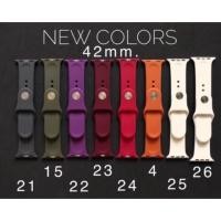 ราคา พร้อมส่งสาย Apple Watch ขนาด42 หลายสี เลือกสีเมนูด้านล่างได้เลยคะใช้ได้ทั้ง3ซีรีย์ (616001095)