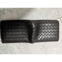 ราคา Bottega Veneta กระเป๋าสตางค์ใบสั้น ของแท้มือ2 สีน้ำตาลเข้ม (21664212424)