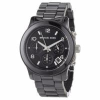 ราคา Michael Kors นาฬิกาข้อมือผู้หญิง MK5162 Black Ceramic Runway Watch (578547872)