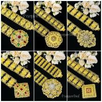 ราคา เข็มขัด​ชุด​ไทย​ เข็มขัด​ทอง เครื่อง​ประดับ​ เครื่องประดับชุดไทย (2088395719)