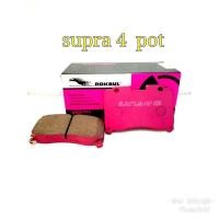 ราคา ผ้าเบรค supra 4 pot rokbul (7212170521)