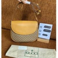 ราคา Gucci micro GG crossbody bag ของแท้ กระเป๋าสะพายข้าง กุชชี่ แคนวาส กระเป๋าแบรนด์เนม มือสอง (18380477101)