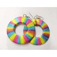 ราคา ต่างหูสีรุ้ง​ สีสดใส (8803409346)
