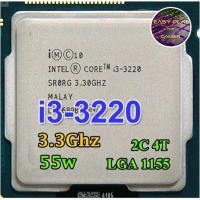 ราคา CPU Intel Core i3-3220 3.3GHz 2คอ4เทรด 55W LGA 1155 ฟรีซิลิโคน1ซอง i3 3220 (4928082107)