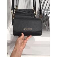 ราคา MICHAEL KORSMICHAEL KORS JET SET ITEM35T8GTTU2L BLACK MD CONV POUCHETTE LEATHER (6638535635)
