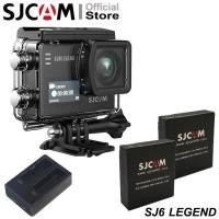 ราคา SJCAM SJ6 LEGEND 4K 24fps 16Mp Action Camera กล้องแอคชั่น (Black) + Battery แบตเตอรี่ + Dual-Charger ที่ชาตแบต แท่นชาร์จ (754369996)