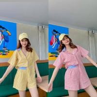 ราคา F053 น้องชุดเซทลายสก็อต (12903539390)