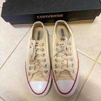 ราคา (ส่งต่อ) Converse all star สีครีม size39(24.5cm) (6918978534)