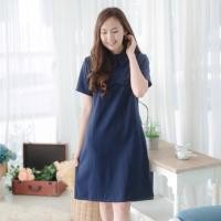ราคา เดรสใส่ทำงาน สีน้ำเงิน กรมท่า (757919885)