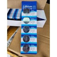 ราคา ส่งจากไทย ถ่านกระดุม CR2450 ถ่าน CR 2450 Lithium BATTERY 3V 1แผง 5ก้อน พร้อมส่ง (18673431084)