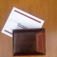 ราคา กระเป๋าสตางค์หนังแท้100% เรียบหรูทันสมัย ยี่ห้อPANIAO (1649806971)