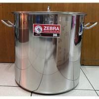 ราคา Zebra หม้อสตูว์ทรงสูง Cheffyสแตนเลส ตราหัวม้าลาย ขนาด 36*36 ซม. (7864485584)