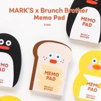 ราคา MARK'S x Brunch Brother Memo Pad เมมโม กระดาษโน้ต โพสท์อิท (18172044425)