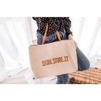 ราคา Shoppingbagกระเป๋าผ้าแคนวาสปักชื่อ (12101315146)