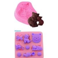 ราคา พิมพ์ซิลิโคน แมวรวมแมวแม่-ลูก (11475908962)