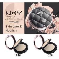 ราคา HengFu NXY Age Defying Pressed Powder SPF8 PA+++ แป้งตลับ 2ชั้น มี 2 เบอร์ (1319783678)