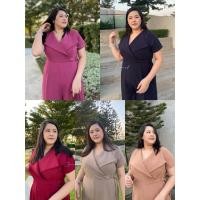 ราคา Jasmine js จั้มสูทขายาว jumpsuit จั้มสูท สาวอวบ ชุดออกงาน แฟชั่นคนอ้วน เสื้อผ้าสาวอวบ Zerene' Brand Plus-size (4978551210)