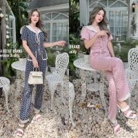 ราคา จั๊มสูทขายาว จั๊มกางเกงขายาว ผ้าฉลุ สวยมากๆ งานป้าย borichta (10697894331)