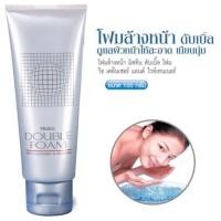 ราคา Mistine Double Foam With Cleanser and Whitener 100g. มิสทิน ดับเบิ้ล โฟม โฟมล้างหน้า โฟมทำความสะอาดผิวหน้า (23967967953)