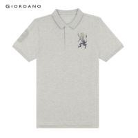 ราคา GIORDANO เสื้อโปโลผู้ชาย Men's 3D Lion Polo 01013222 (25256287331)