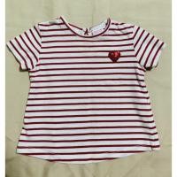 ราคา ZARAแท้%เสื้อยืดคอกลม แขนสั้นเด็กผู้หญิง 9-12m Height 80 cm (21757011815)