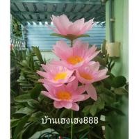 ราคา ‼️ส่งเร็ว‼️ดอกบัว ดอกบัวผ้า (1ช่อ5ดอก) ดอกบัวช่อ ช่อดอกบัว ดอกบัวปลอม ดอกไม้ไหว้พระดอก (22351639002)