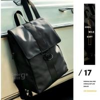 ราคา กระเป๋าสะพายหลังหนัง Pu ความจุขนาดใหญ่ กระเป๋าสะพายไหล่กันน้ำสีดำ (7007521434)