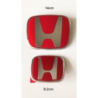 ราคา ราคาต่อ 2 ชิ้น โลโก้ฮอนด้า H แดง ซิตี้ ปี 2017 - 2018 HONDA CITY RED logo emblem (8531294645)