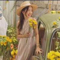 ราคา lookbooklookbook รุ่น Triangle dress size L สี paddlepop stripe (21786237441)