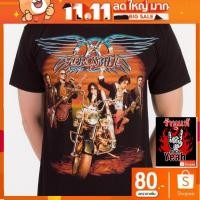 ราคา เสื้อวง Aerosmith ผ้าแฟชั่น Rock วินเทจ แอโรสมิธ RCM716 (1364704748)